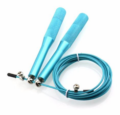 Metal Handle Weighted Aluminum Steel Wire Jump Rope